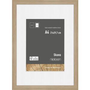 Nielsen Holz-Bilderrahmen Skava Eiche 21x29,7 cm mit...