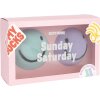 Комплект двойной упаковки ярких носков EatMySocks «Saturday Sunday»