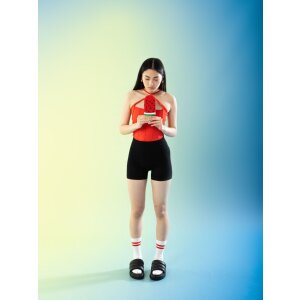 EatMySocks Crew Socken Frozen Pop Watermelon