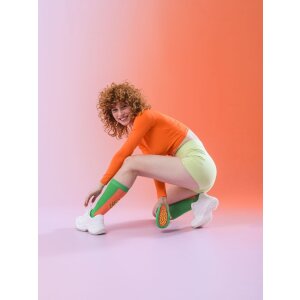 EatMySocks Lange Socken Juicy Papaya Geschenkidee