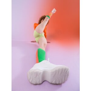 EatMySocks Lange Socken Juicy Papaya Geschenkidee