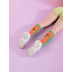 EatMySocks Lange Socken Juicy Papaya Geschenkidee