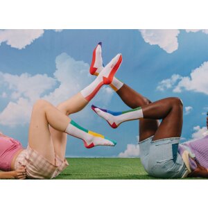 EatMySocks Lange Socken Rainbow Dream Pinky Pink