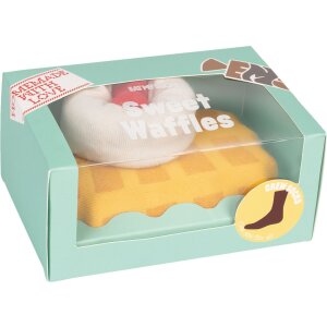 EatMySocks Crew Socken Sweet Waffle