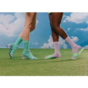 EatMySocks Lange Socken Yin Yoga Purple