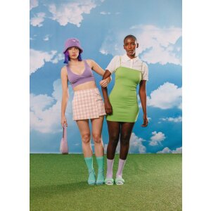 EatMySocks Lange Socken Yin Yoga Purple