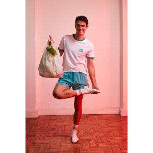 EatMySocks. Двухпарный набор коротких носков в упаковке «Виенская сосиска»