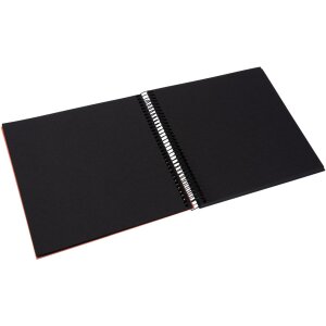 Goldbuch Spiralalbum Bella Vista lachs 20x20 cm 40 schwarze Seiten