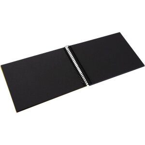 Goldbuch Spiralalbum Bella Vista senf 24x17 cm 40 schwarze Seiten
