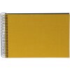 Goldbuch Spiralalbum Bella Vista senf 24x17 cm 40 schwarze Seiten