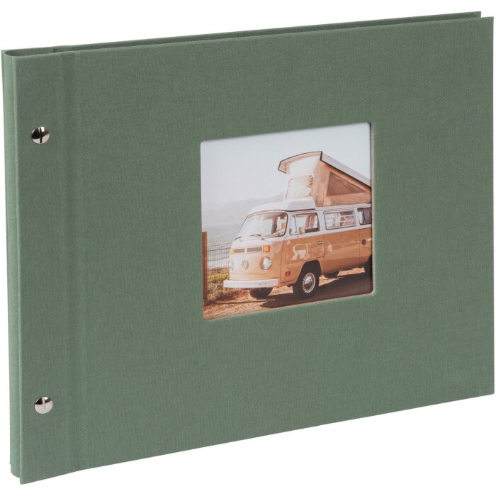 Goldbuch Schraubalbum Bella Vista Artischocke 30x25 cm 40 schwarze Seiten