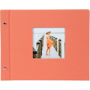 Goldbuch Schraubalbum Bella Vista lachs 30x25 cm Leinen erweiterbar