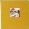 Goldbuch Fotoalbum Bella Vista Senf Leinen 60 Seiten 30x31cm mit Pergamin