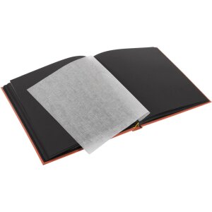 Goldbuch Fotoalbum Bella Vista Lachs 30x31 cm 60 schwarze Seiten Leinen