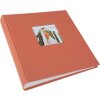 Goldbuch Jumbo-Fotoalbum Bella Vista lachs 30x31 cm 100 weiße Seiten Leinen