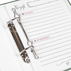 Goldbuch Rezeptordner Bella Vista Artischocke Leinen 21x24 cm