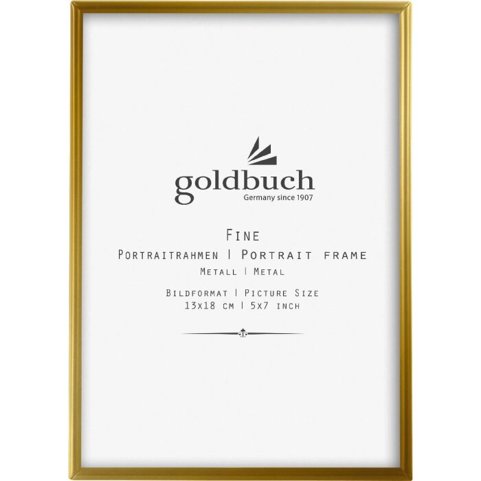 Goldbuch Metall Bilderrahmen Fine gold 13x18 cm