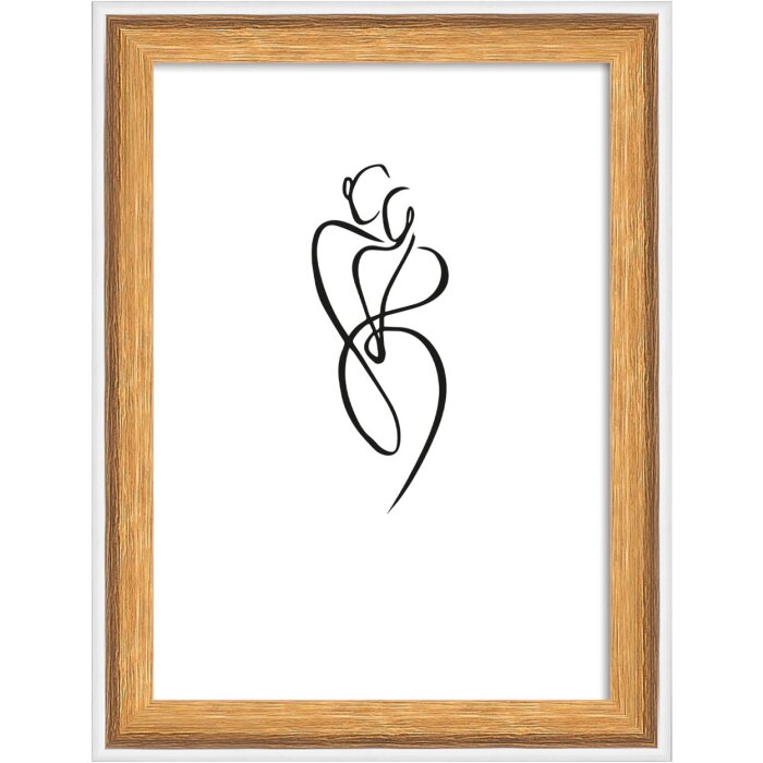 Walther Holzrahmen Silhouette 10x15 cm natur