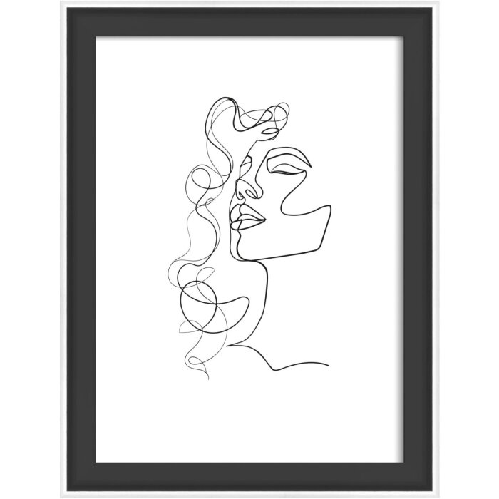 Walther Holzrahmen Silhouette 13x18 cm schwarz