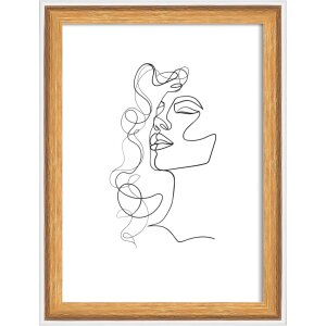 Walther Holzrahmen Silhouette 13x18 cm natur MDF-Profil...