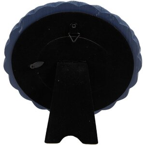 Фоторамка Clayre & Eef синяя, Ø 16x2 см, внутр. 8 см