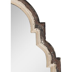 Clayre & Eef 52S300 Wandspiegel Braun Beige 63x4x91 cm