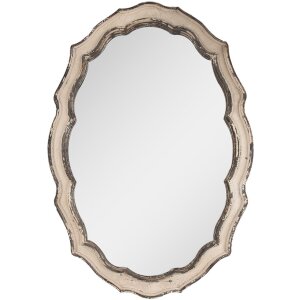 Clayre & Eef 52S303 Wandspiegel Beige Braun 52x3x75 cm