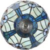 Таблица LumiLamp 5LL-6306 Tiffany синяя Ø 25x40 см E14, макс. 40 Вт