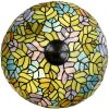 Настольная лампа LumiLamp 5LL-6312 в стиле Тиффани, зеленая, Ø 40x60 см