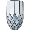 LumiLamp 5LL-6333 Wandlampe Tiffany Grau 18x15x27 cm E14 max 25W