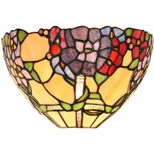 LumiLamp 5LL-6357 Wandlampe Tiffany 30x15x18 cm Grün...