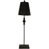 Clayre & Eef 5LMP670 Tischlampe Schwarz Ø 20x75 cm E27 max 60W