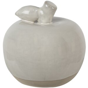 Clayre & Eef 6CE1592L Deko Apfel Beige Ø 13x13 Zentimeter