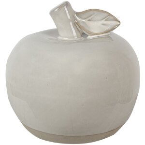 Clayre & Eef 6CE1592S Deko Apfel Beige Ø 8x8 cm