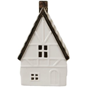 Clayre & Eef 6CE1597L Dekoration Haus mit LED Beige...