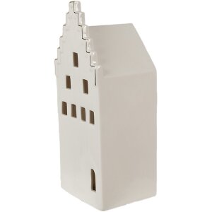 Clayre & Eef 6CE1598L Dekoration Haus mit LED Beige...