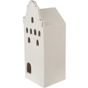 Clayre & Eef 6CE1599M Dekoration Haus mit LED Beige...