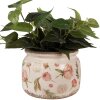 Clayre & Eef 6CE1625L Blumentopf für Innen Beige Rosa 20x15 cm