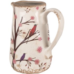 Декоративный кувшин Clayre & Eef бежево-коричневый...