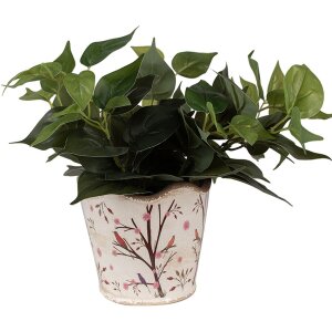 Clayre & Eef 6CE1644 Blumentopf für Innen Beige...