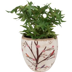 Clayre & Eef 6CE1645L Blumentopf für Innen Beige...