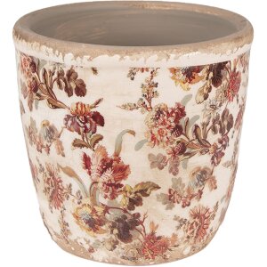 Clayre & Eef 6CE1649S Blumentopf für Innen Beige...