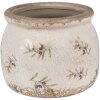 Clayre & Eef 6CE1670M Blumentopf für Innen Beige 16x13 cm