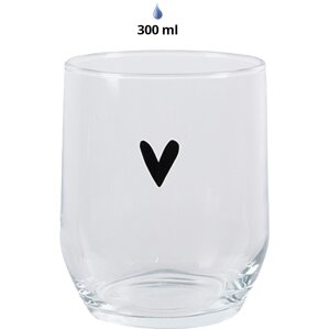 Clayre & Eef 6GL4398 Wasserglas Transparent 300 ml
