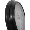 Clayre & Eef 6KL0804 Wanduhr Schwarz Grau 25x4 cm 1xAA Batterie