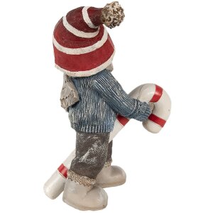 Clayre & Eef 6PR3987 Dekoration Kind Blau 13x8x18 cm