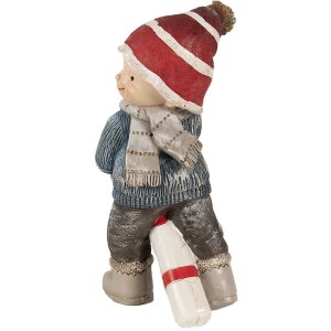 Clayre & Eef 6PR3987 Dekoration Kind Blau 13x8x18 cm