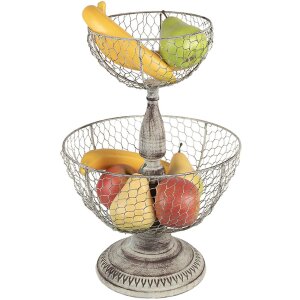 Clayre & Eef 6Y5412 Etagere Beigefarbig Ø 30x44 cm