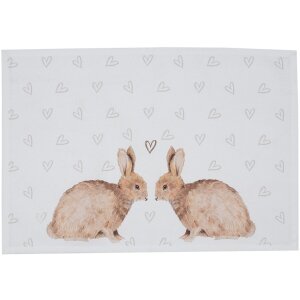 Clayre & Eef BSLC40 Tischset 6 Stück Beige Braun...