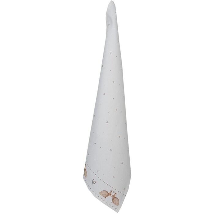 Clayre & Eef BSLC42-2 Geschirrtuch Beige Braun 50x70 cm